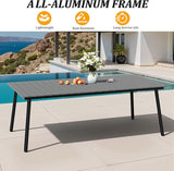 83" Patio Outdoor Dining Table for 6-8 - Photo 4