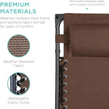 Best Choice Products Folding Zero Gravity Outdoor Recliner Patio Lounge Chair w/Adjustable Canopy Shade, Headrest - Photo 5