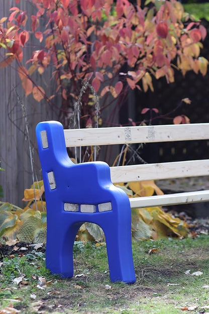 DIY Bench Ends Kit – Build Your Own Outdoor or Patio Bench – Fits Standard 2x4s, Hardware Not Included – Made in USA by Confer Plastics (Blue)