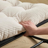 Rocking Chair with Foot Rest, Outdoor Indoor Rocking Lounge Chair with Cushion - Photo 5