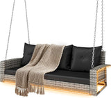 DWVO LED 3-Seat Patio Porch Swing - Photo 8