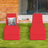 Tangkula Outdoor Chaise Lounge Chair - Photo 2