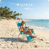 Ostrich the Deluxe 3N1 Lightweight Lawn Beach Reclining Lounge Chair with Footrest, Outdoor Furniture for Patio, Balcony - Photo 2