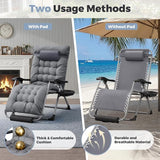 Homall Oversized Zero Gravity Chair, 32In Recliner Lounge Chair with Removable Soft Cushion and Cup Holder - Photo 3