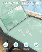 Aluminum Chaise Lounge Chair Outdoor - Photo 7
