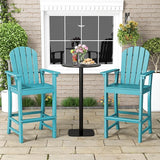 ORALNER Tall Adirondack Chairs, Set of 2 Outdoor High Back Balcony Chair - Photo 8
