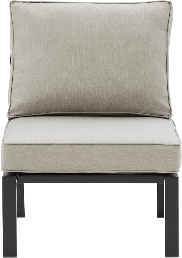 Crosley Furniture Clark Armless Outdoor Sectional Chair, Patio Chairs for Porch, Deck, Backyard, Balcony - Photo 2