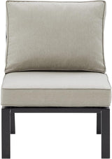 Crosley Furniture Clark Armless Outdoor Sectional Chair, Patio Chairs for Porch, Deck, Backyard, Balcony - Photo 2