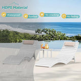 Folding Pool Lounge Chairs Set of 4 - Photo 5