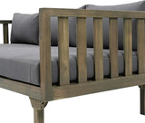 Christopher Knight Home Claremont Outdoor 3 Seater Acacia Wood Daybed with Fabric Water Resistant and Removable Cushions - Photo 7