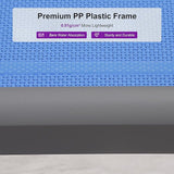 PURPLE LEAF Patio Chaise Lounge Chair Set Outside Aluminum Plastic Stackable Tanning Chairs with Side Table for Pool - Photo 5
