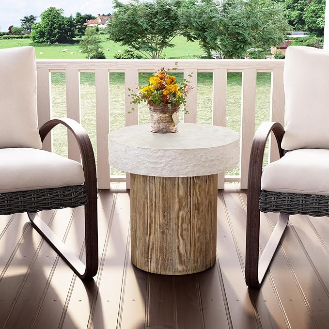 COSIEST Outdoor Medium Side Table, Patio Coffee Table - Photo 2