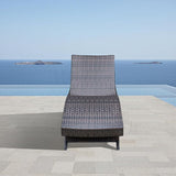 PE Rattan Foldable Backrest Chaise Lounge Set of 1 Chair, Outdoor Pool Folding Recliner - Photo 3
