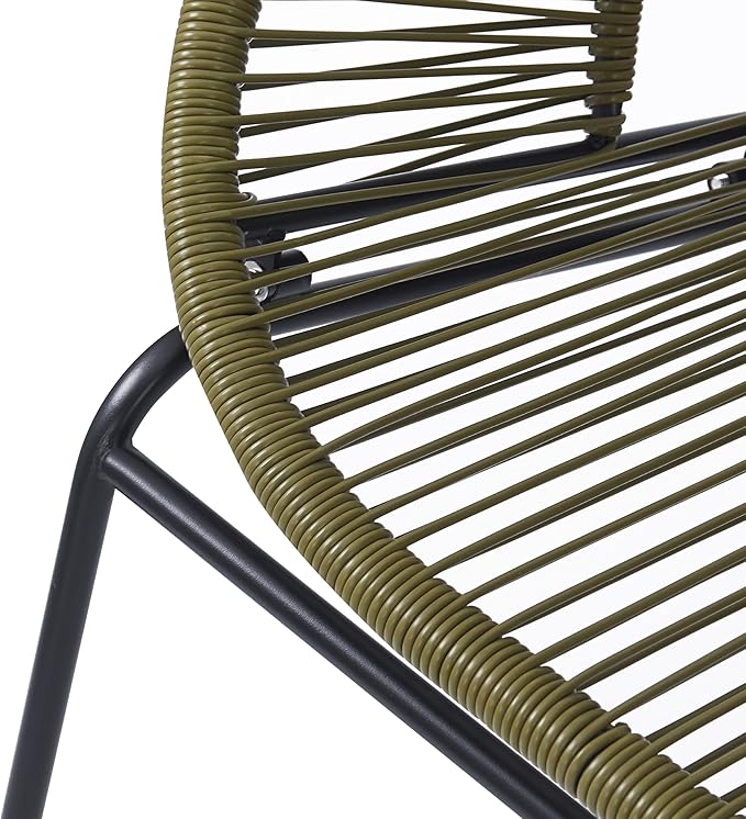 GDFStudio Patio Loveseat All-Weather Rattan 2 Seater Sofa Outdoor Patio Furniture Set for Balcony Poolside Backyard - Photo 8