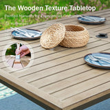 PHI VILLA 64" Rectangle Outdoor Dining Table - Photo 5