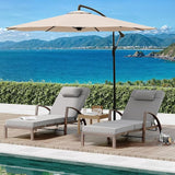 GarveeLife 2-Piece Rattan Patio Folding Chaise Lounge - Photo 3