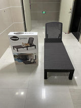 DIMAR GARDEN Beach Chairs Outdoor Chaise Lounge,Resin Pool Lounge Chair Waterproof Recliner,Mocha - Photo 9