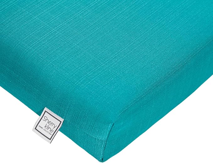 Sherry Kline Sunrise Indoor/Outdoor Chaise Lounge Peacock 24"x72"
