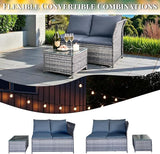 GIANGSUNNY 3 Patio Furniture Set with Storage - Photo 8