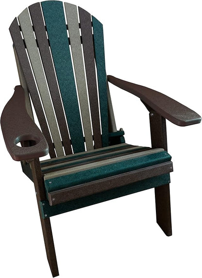 Furniture Barn USA Poly Folding Adirondack Chair, Camo