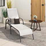 Nightcore Chaise Lounge Chair Outdoor, Pool Chair with 5 Adjustable Backrest, Patio Lounge Chairs with Breathable Fabric - Photo 2