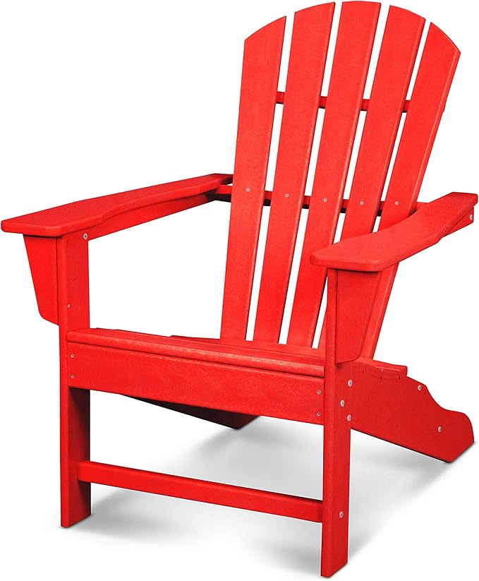 POLYWOOD® Shore Line Adirondack Chair, Sunset Red