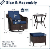 5 PCS Outdoor Conversation Set - Photo 2