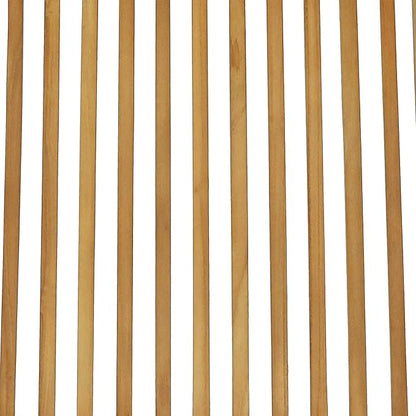 Sunnydaze Hyannis Solid Teak Wood Folding Chairs - Outdoor Wooden Patio Chairs - Foldable - Light Wood Stain Finished - Set of 2
