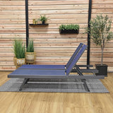 Vivere Set of 2 Aluminum Outdoor Chaise Lounge Chairs, Urban Sun Adjustable Reclining Patio Loungers - Photo 4