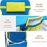 daystar SunnyFeel Beach Lounge Chair, Backpack Reclining Beach Chairs Lay Flat, Face Down Tanning Chair - Photo 4