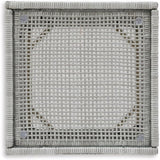 Signature Design by Ashley Seton Creek Contemporary Chic Outdoor All-Weather Resin Wicker End Table with Tempered Glass - Photo 8
