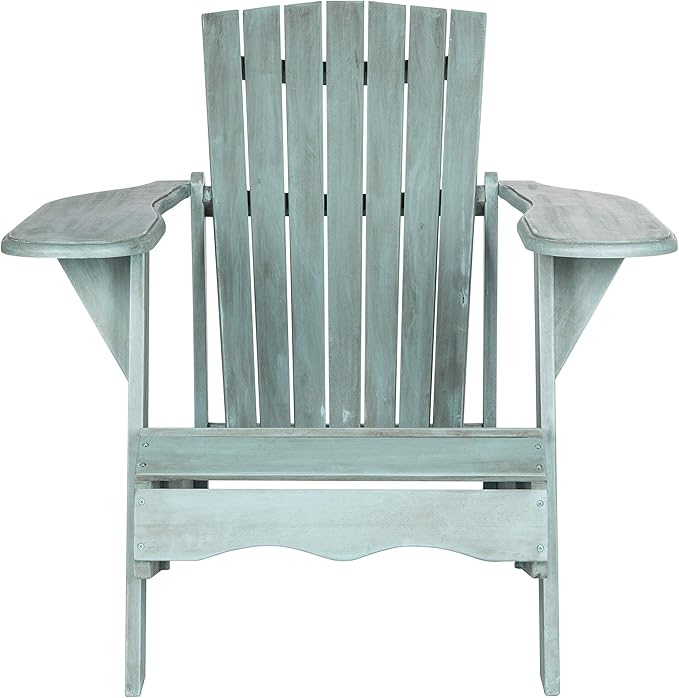 Safavieh Outdoor Collection Mopani Adirondack Chair, Beach House Blue