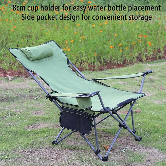 Generic Lounge Chair Adjustable Position Folding Camping Cot - Photo 4