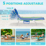 #WEJOY Folding Tanning Chair with Face Hole - Photo 5