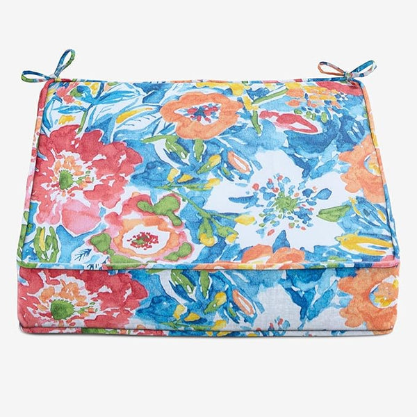 BrylaneHome Extra-Thick Seat Cushion - 23”L x 22”W x 5.5”H - Patio & Outdoor - Water - Photo 1