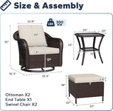 5 PCS Outdoor Conversation Set - Photo 2