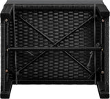 Yaheetech Wicker Ottomans, Set of 2 Footrest with Removable Cushion - Photo 9