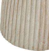 Outdoor Side Table Faux Marble End Table Faux Stone Concrete Side Tables Travertine Small Coffee Tables for Indoor - Photo 8