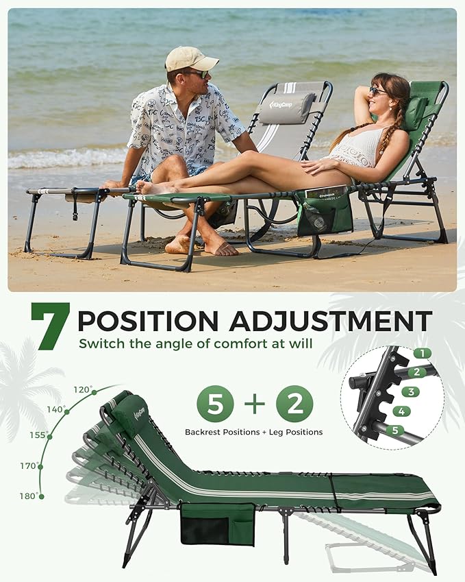 KingCamp Tanning Chair with Face Hole - Photo 5