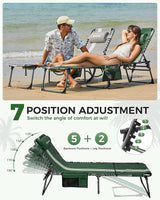 KingCamp 2 Pack Folding Lounge Chair Outdoor - Photo 5