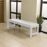 highwood Lehigh Picnic Garden Bench, 5 feet, White - Photo 2