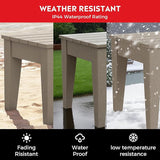Costaelm Small Outdoor Side Table, Patio End Table Weather Resistant Outdoor Coffee Table - Photo 6