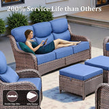 Luxury Patio Furniture Set with 42.5" Fire Pit Table - Photo 5
