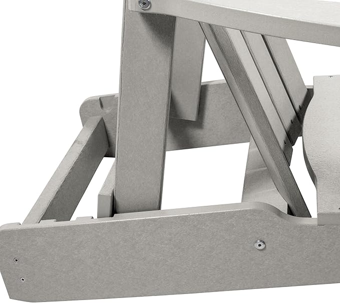 Cape Folding and Reclining Adirondack Chair, Cove Gray
