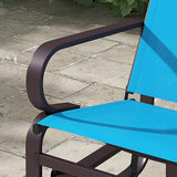 Outsunny Outdoor Glider Chair, Gliders for Outside Patio with Smooth Gliding Mechanism and Lightweight Construction for - Photo 9