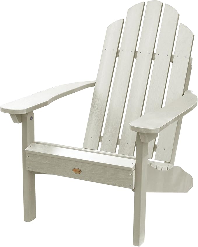 Highwood Classic Westport Adirondack Chair, Whitewash