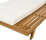 Merax Acacia Wood Chaise Lounge Chair Outdoor Set of 2 - Photo 8