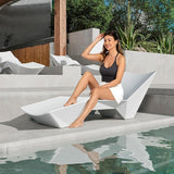 in Pool Lounge Chairs - Ergonomic White Pool Lounger with Efficient Drainage Design for Outdoor Relaxation - Photo 2