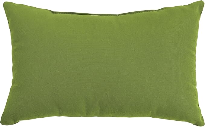 BrylaneHome Lumbar Pillow - 20" L x 13" W - Patio & Outdoor - Water, Stain & Fade Resistant - Willow - Photo 1