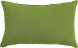 BrylaneHome Lumbar Pillow - 20" L x 13" W - Patio & Outdoor - Water, Stain & Fade Resistant - Willow - Photo 1